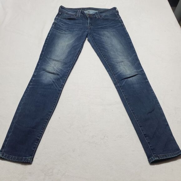 LEVI'S STRAUSS & CO Women Demi Curve Modern Rise Skinny Jeans Size 26 Blue Denim - Picture 1 of 9